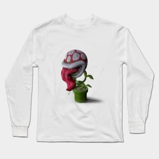 Rock Piranha Plant Long Sleeve T-Shirt